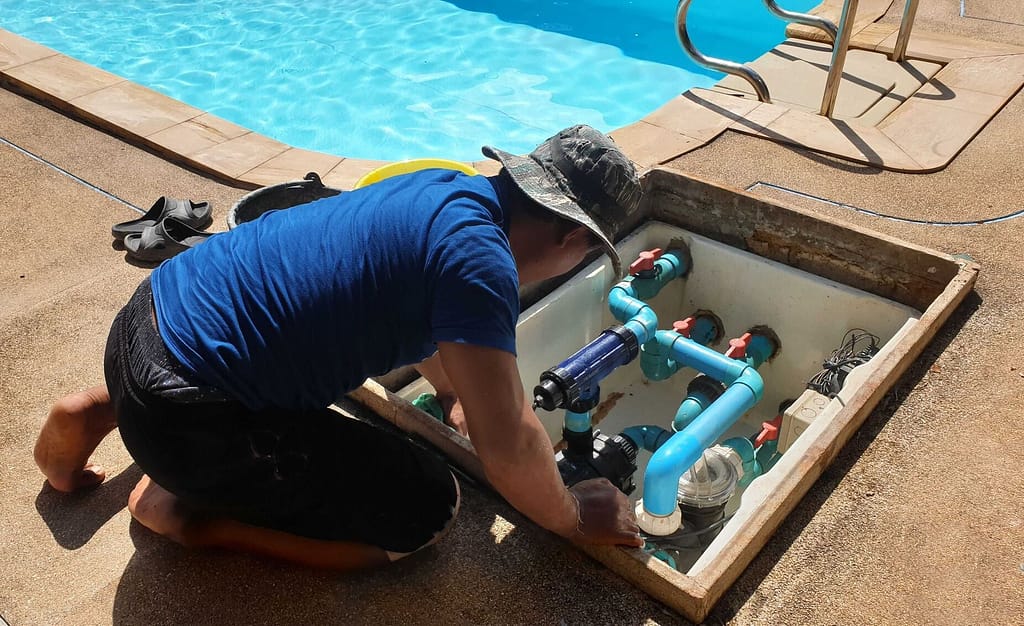 réparation des systèmes de filtration d'une piscine