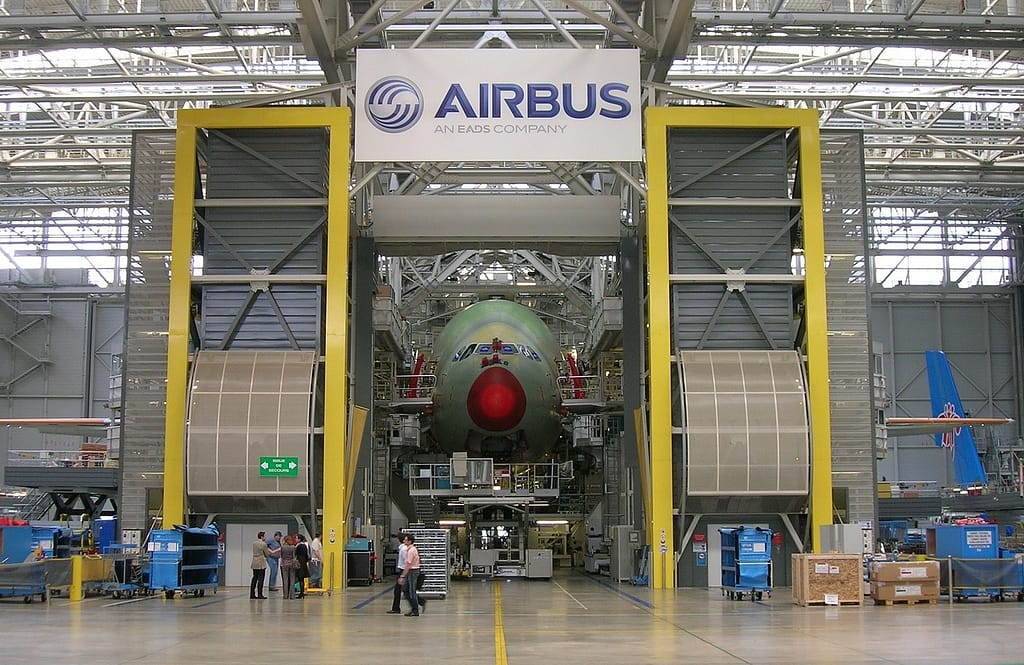 usine d'assemblage Airbus
