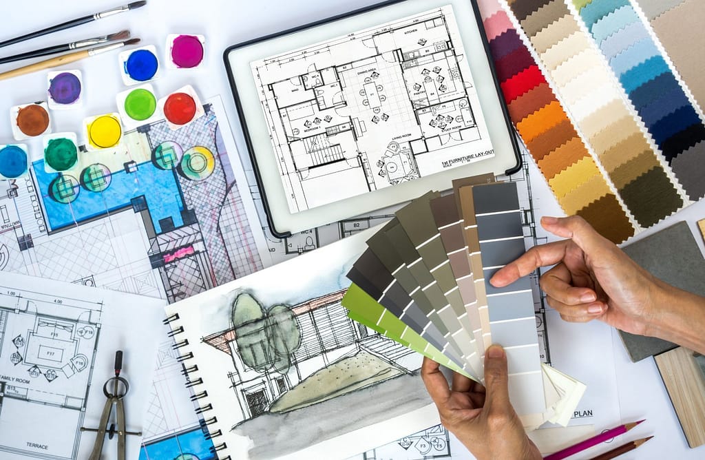 choix de couleur pour l'intérieur d'un logement