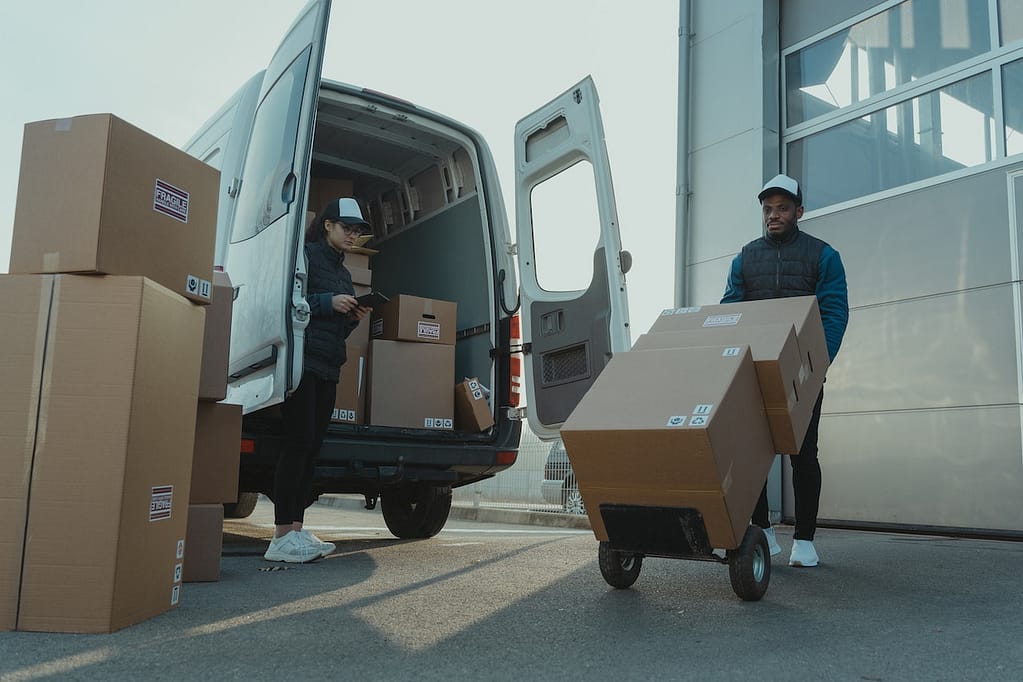 entreprises de déménagement qui utilise un véhicule utilitaire