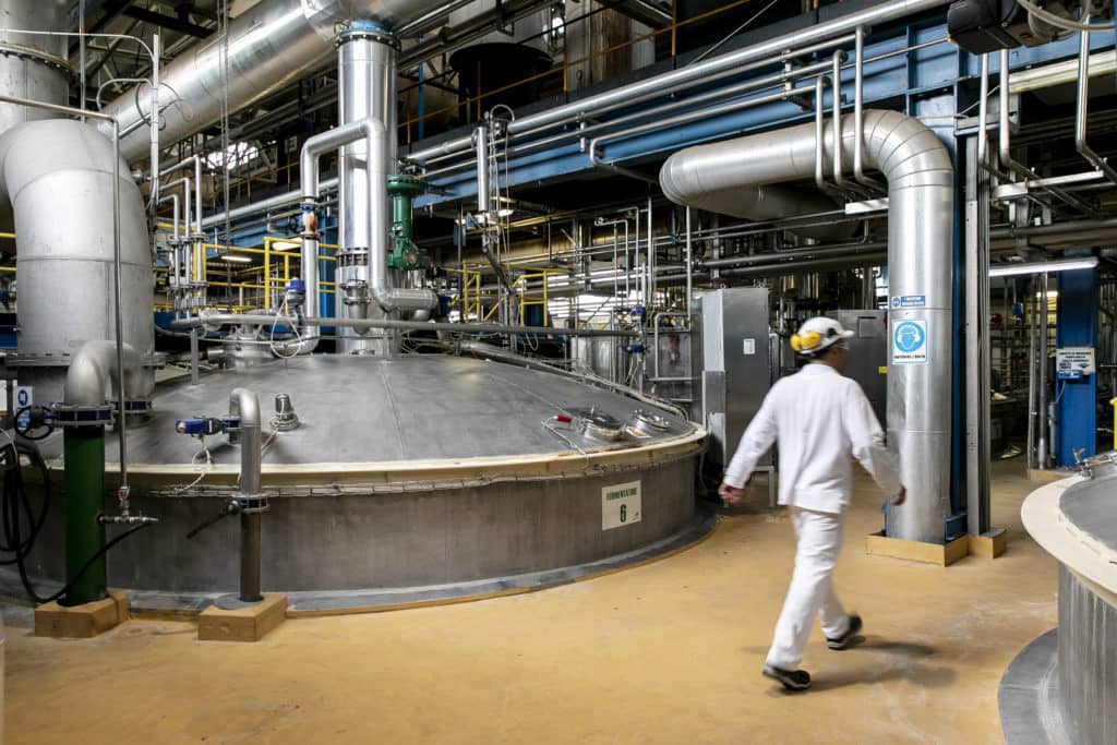 Usine de fabrication de levure en France