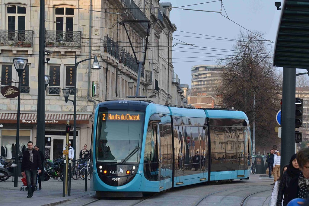 tramway à Besançon