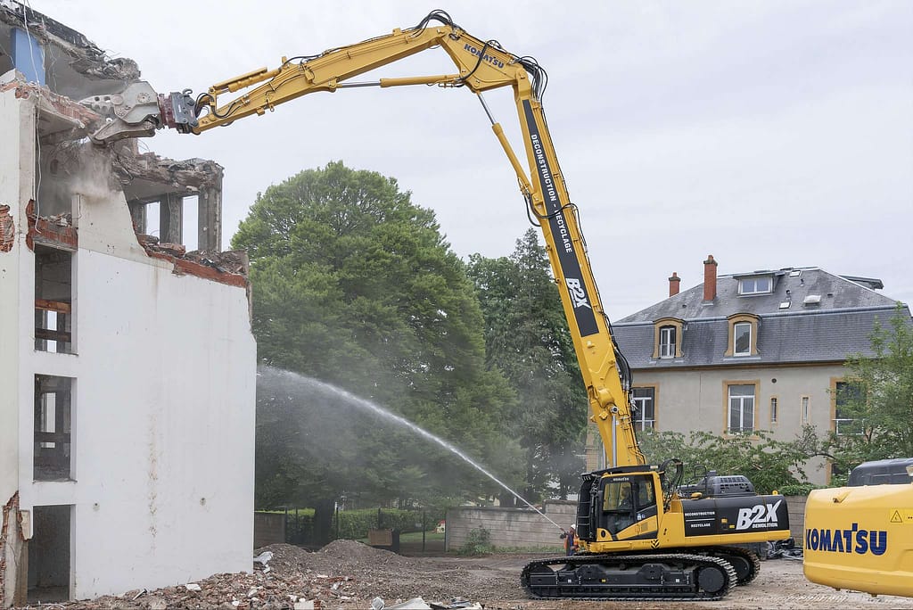 démolition d'un immeuble