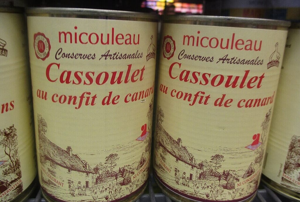 conserves artisanales au confit de canard