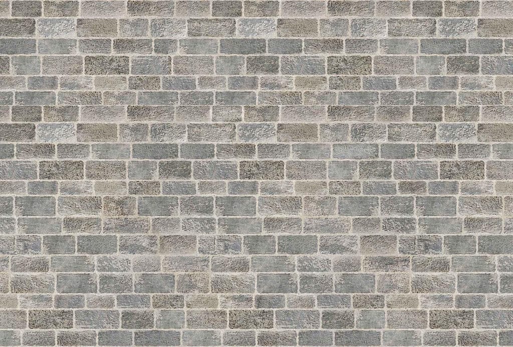 mur fait de briques grises