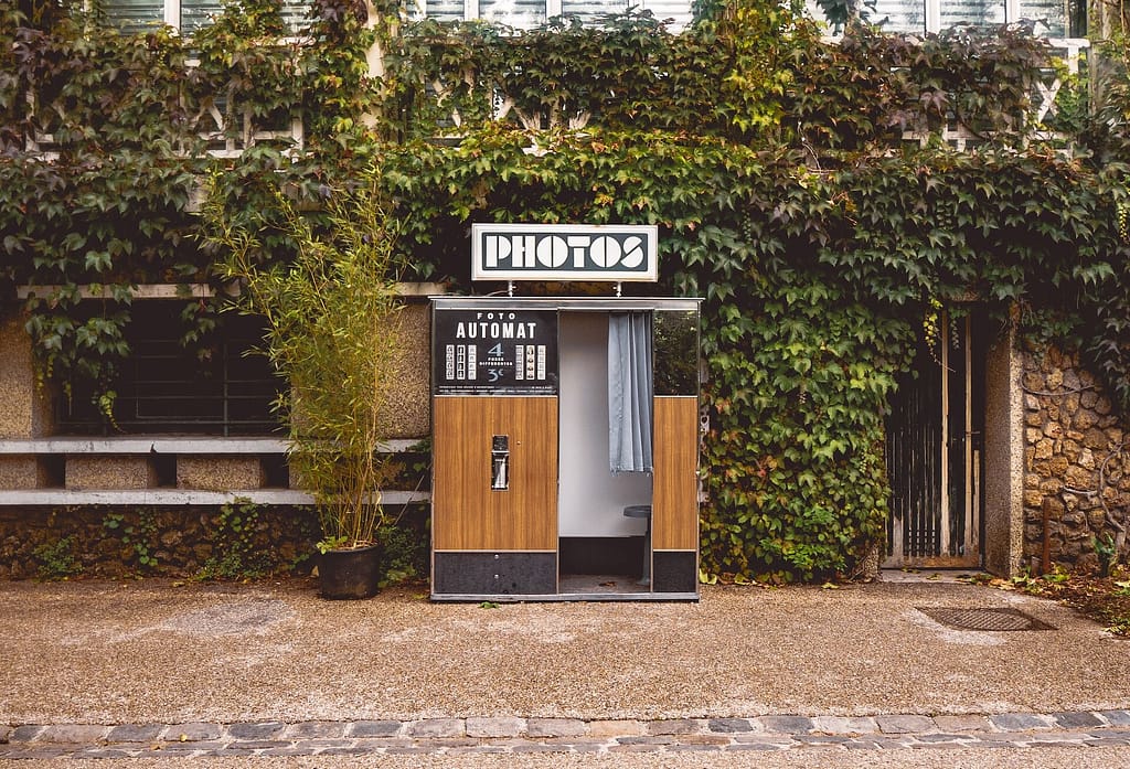 cabine photographie au parc des buttes-chaumont