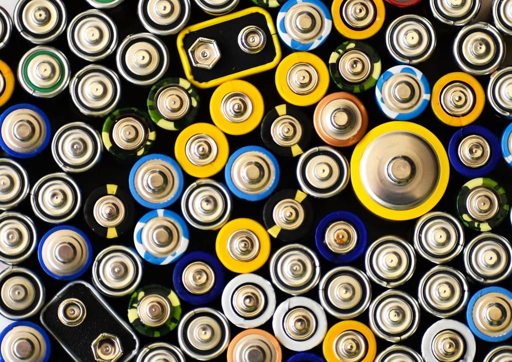 multitude de piles de petite taille