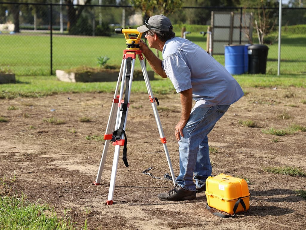 instrument de mesure topographique