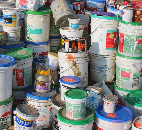 Déchets de peintures pour particuliers