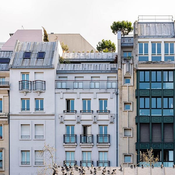 plusieurs immeubles juxtaposés en Île-de-France