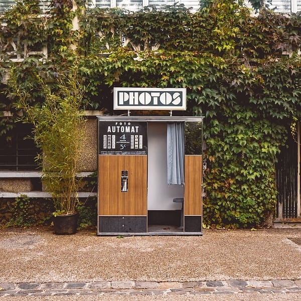 cabine photographie au parc des buttes-chaumont