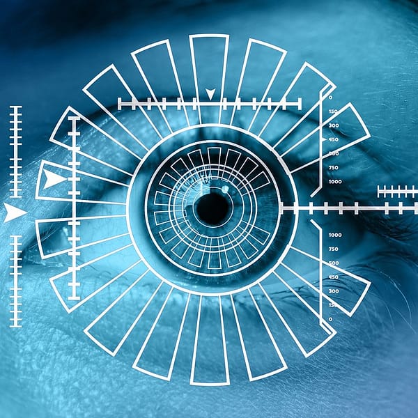 biométrie utilisée sur l'iris humaine