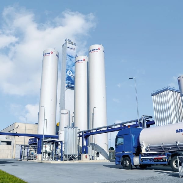 usine de gaz industrielle de Messer