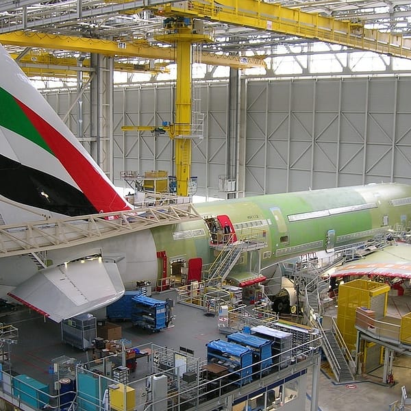 usine d'assemblage aéronautique