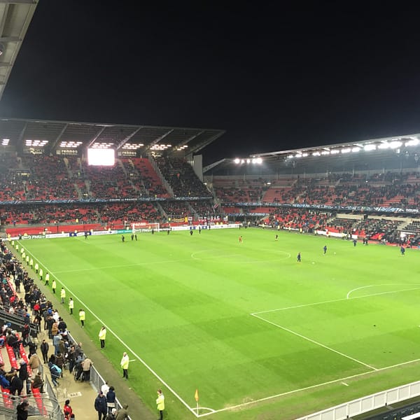 un stade de football en France