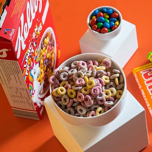 boite de Kellogg's pour le petit déjeuner