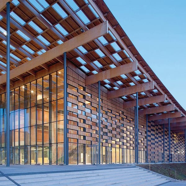 Cité des arts de Besançon par l'architecte Kengo Kuma