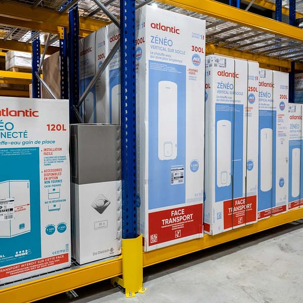 Appareils de chauffage dans un entrepôt