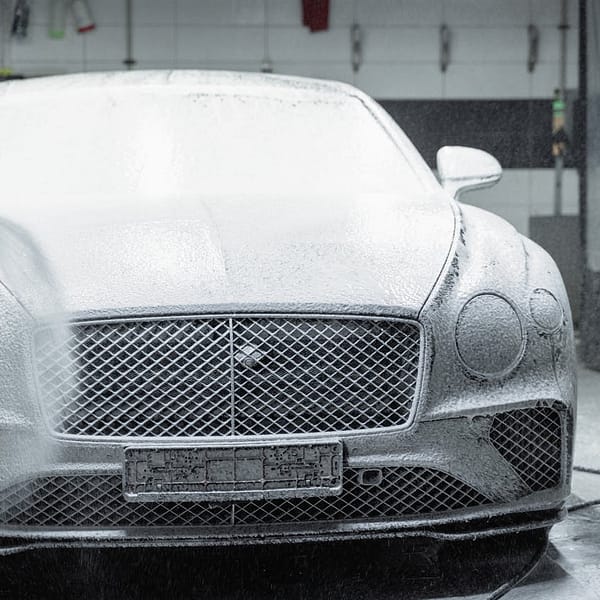 nettoyage d'une voiture premium