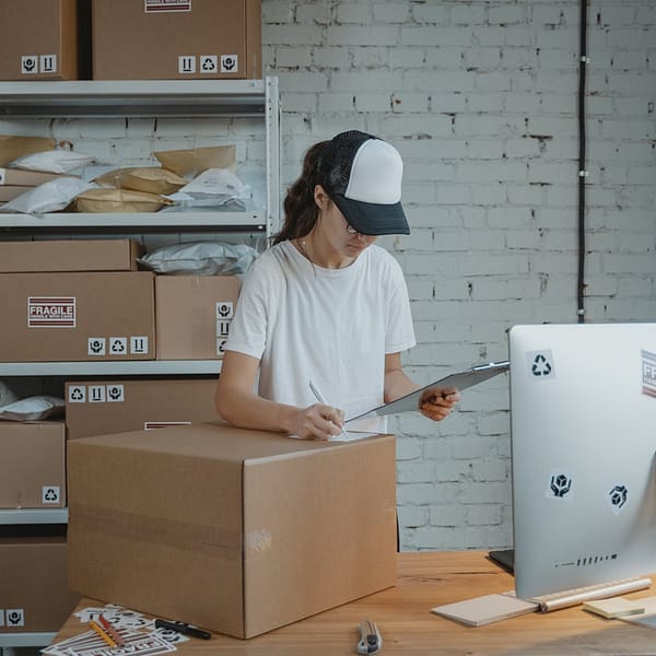 plusieurs boites en carton pour le e-commerce