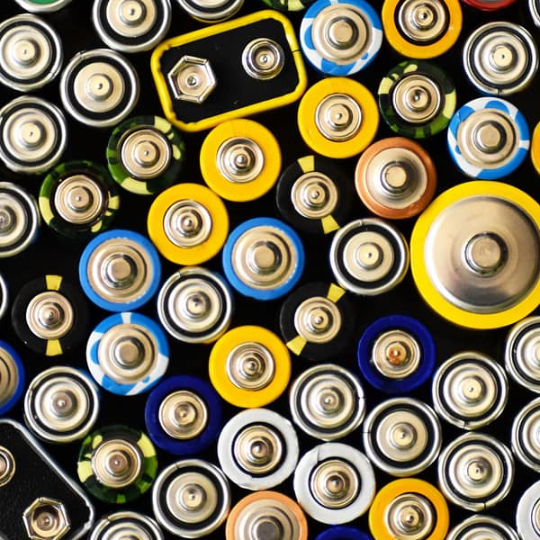multitude de piles de petite taille