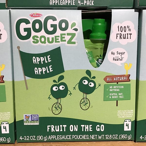 compotes sous forme de gourdes