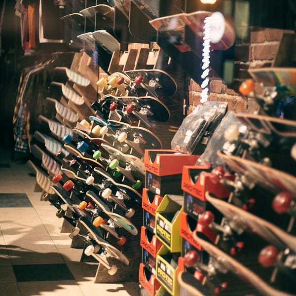 magasin de sport et skateboard
