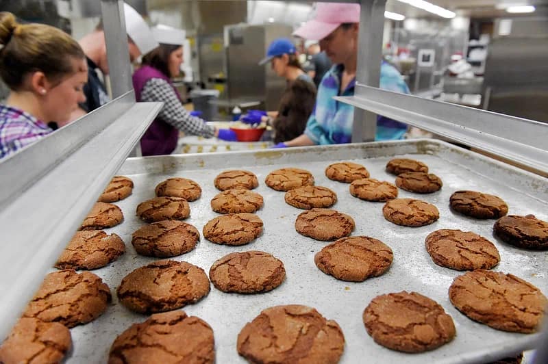 usine qui fabrique des cookies