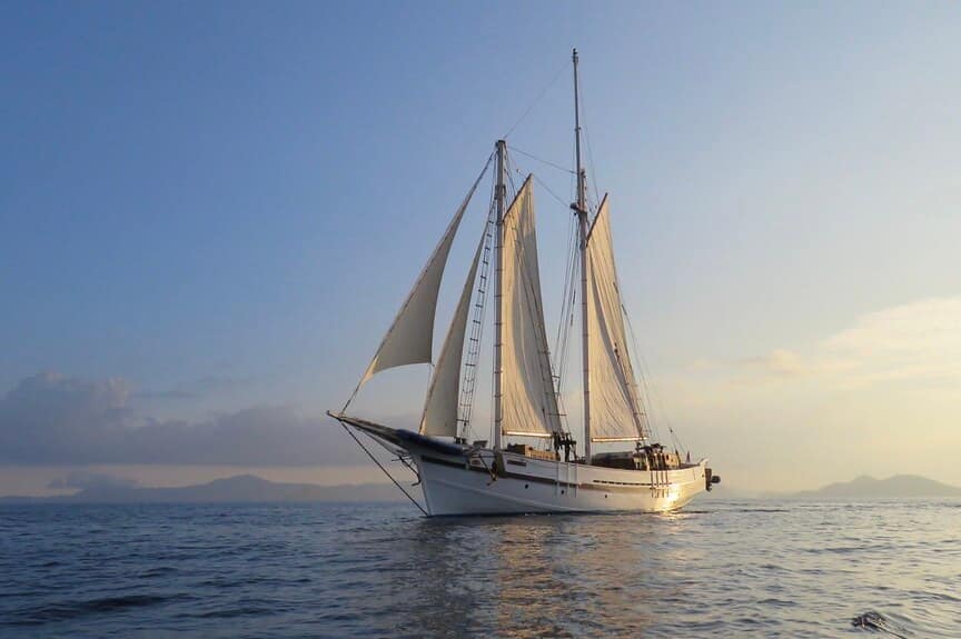 croisière sur un voilier