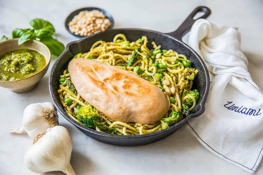 substitut à la viande de poulet réalisé grâce à des protéines végétales