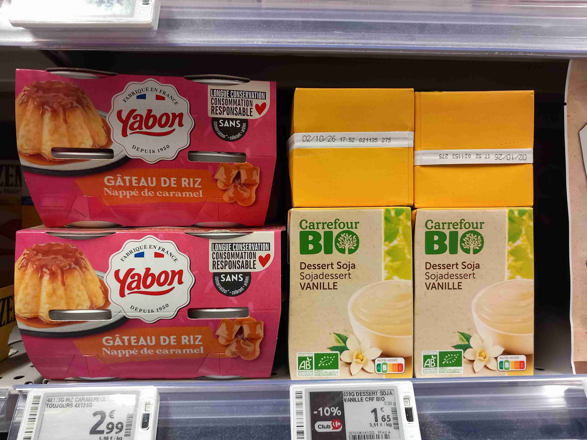 Desserts appertisés en France – marché
